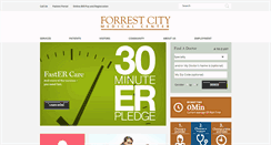 Desktop Screenshot of forrestcitymedicalcenter.com
